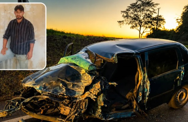 Identificado homem que morreu em acidente entre carro e caminhão na PR-182