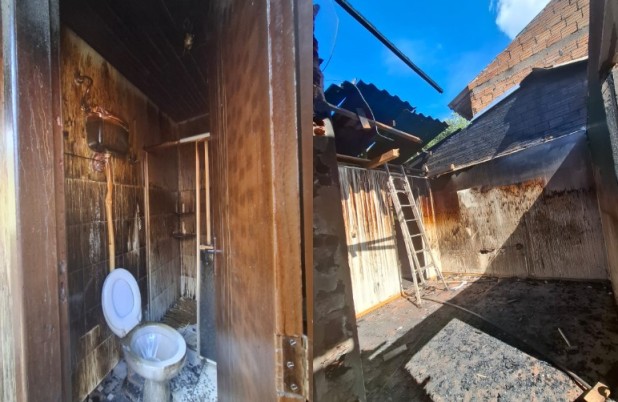 Incêndio atinge residência e família pede ajuda da comunidade