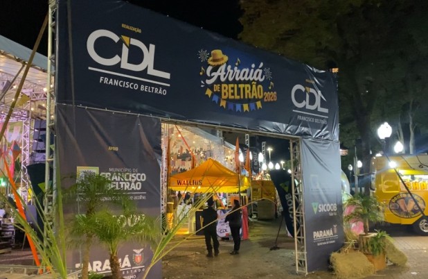 9º Arraiá de Beltrão movimenta a Praça Central com cultura, música e gastronomia