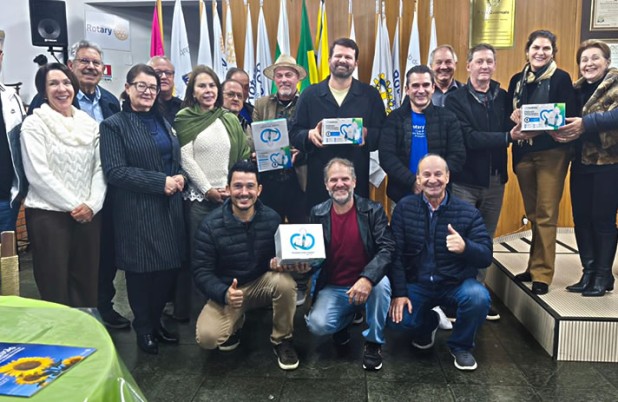 Parceria entre Prefeitura e Rotary garante novos inaladores para a saúde