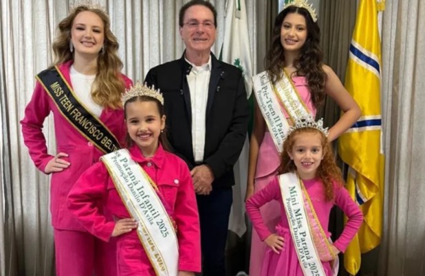 Quatro candidatas vão representar Francisco Beltrão no Miss Brasil Infantil