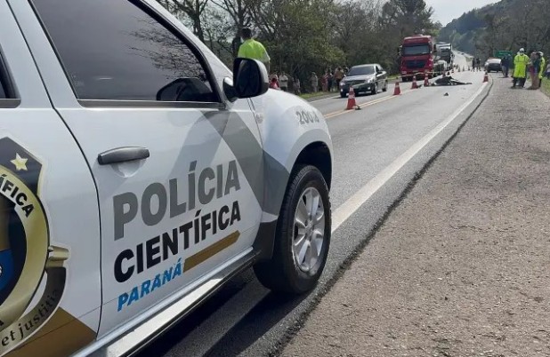Identificado idoso que morreu atropelado na PR-483