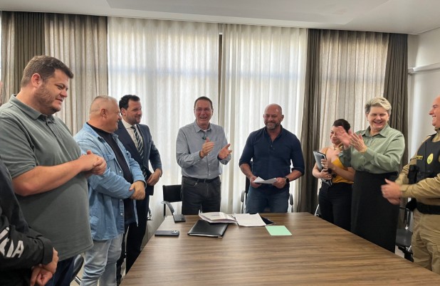 Coronel Hudson e prefeito Pedron anunciam R$ 90 milhões em obras de segurança