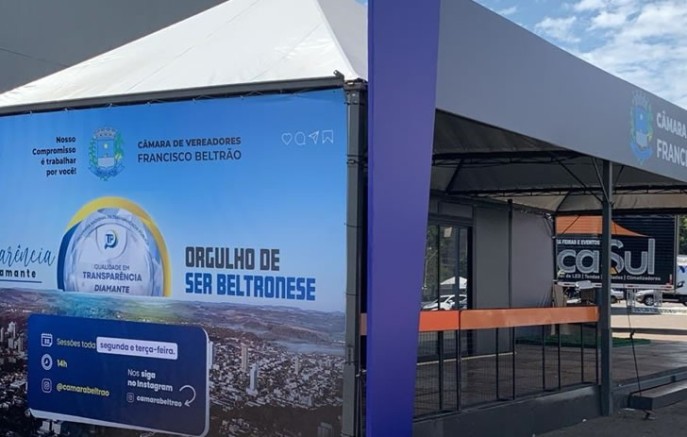 Câmara de Vereadores terá estande na Expobel pela primeira vez