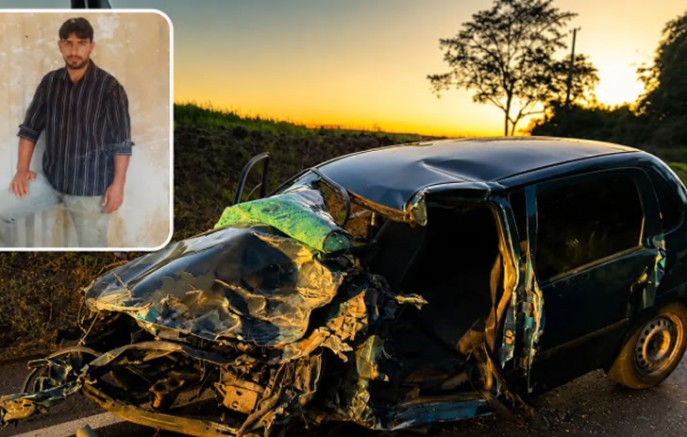 Identificado homem que morreu em acidente entre carro e caminhão na PR-182