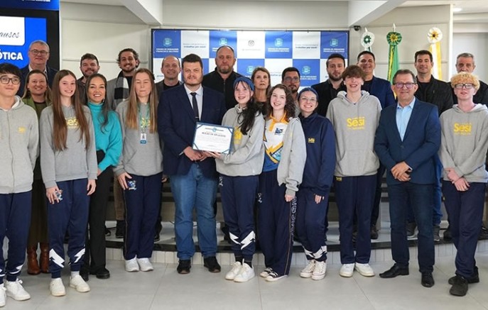Moção de Aplausos para a Robótica do Colégio SESI