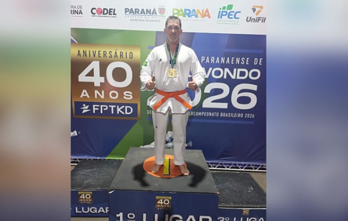 Policial penal de Francisco Beltrão garante vaga em competição nacional de Taekwondo