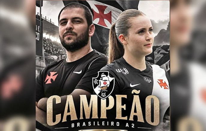 Cerqueirense Heloisa Fantinel Kuhn é campeã brasileira com o Vasco