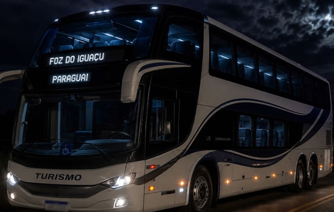 Comerciantes da fronteira são rendidas, agredidas e trancadas em bagageiro durante assalto a ônibus