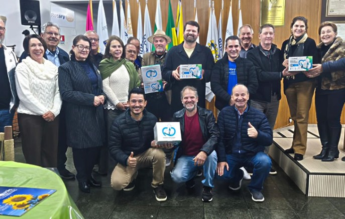 Parceria entre Prefeitura e Rotary garante novos inaladores para a saúde