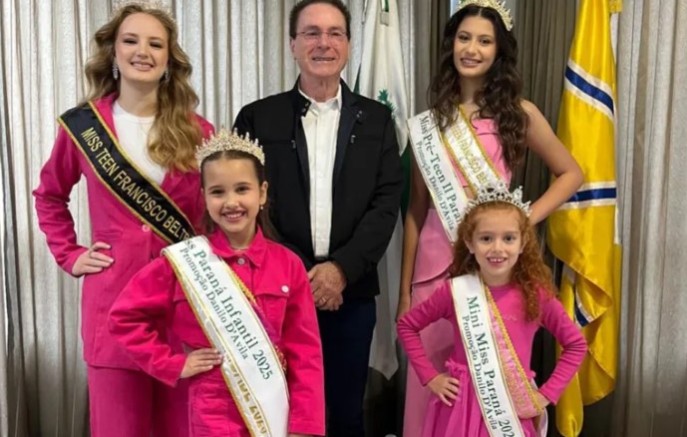 Quatro candidatas vão representar Francisco Beltrão no Miss Brasil Infantil