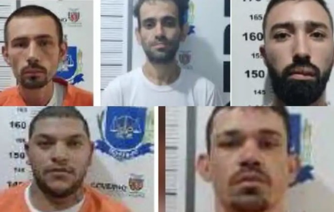 Três detentos são recapturados após fuga na Cadeia Pública ; cinco seguem foragidos