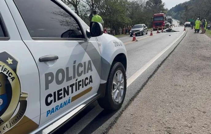 Identificado idoso que morreu atropelado na PR-483