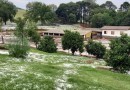 Chuva de granizo atingiu o interior de Renascença