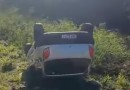 Capotamento é registrado na BR-163