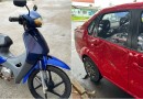 Acidente entre moto e carro mobiliza o SAMU em Coronel Vivida