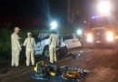 Grave colisão entre caminhonete e carreta é registrada na BR 280