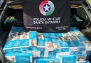Carga de cigarros contrabandeados é apreendida após perseguição