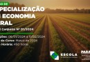 Escola de Gestão do Paraná abre inscrições para Pós-Graduação em Economia Rural
