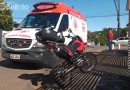 Motociclistas se ferem em acidente envolvendo duas motos