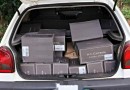 Polícia apreende veículo com 35 caixas de vinho