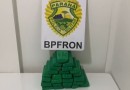 BPFRON apreende 17,3 kg de maconha em Santo Antônio do Sudoeste