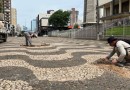 Calçadão central passa por recuperação do pavimento em petit-pavé