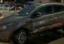 Acidente na Rua União da Vitória causa danos materiais