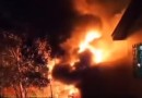 Homem é socorrido em estado grave após incêndio em residência em Francisco Beltrão