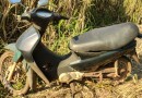 Motociclista fica ferido após sofrer queda em estrada rural
