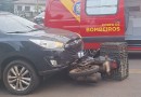Homem fica ferido em colisão registrada no Bairro Luther King