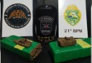 Rotam prende homem e apreende quase 2 Kg de maconha