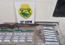 PM prende homem com armas e munições em ocorrência de violência doméstica