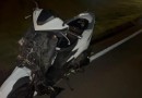 Colisão entre carro e moto deixa uma pessoa ferida na PR-180 em Francisco Beltrão