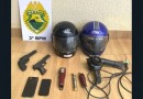 Moto furtada e simulacro de arma de fogo são apreendidos com menor de idade, em Coronel Vivida