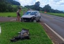 Acidente de trânsito é registrado no trevo de acesso a Salgado Filho, na PR 483