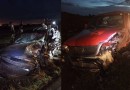 Forte colisão na PR-475 em São Jorge D´Oeste, deixa três pessoas feridas