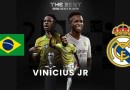 Vini Jr é eleito melhor jogador do mundo pela FIFA