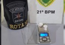 Dois homens são presos pela ROTAM com cocaína
