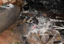 Incêndio destrói barraco e mobiliza Bombeiros durante a noite
