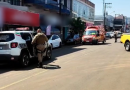 Homem é preso por tentativa de homicídio após invadir loja durante surto