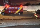 Motociclista tem ferimentos graves em acidente com carro