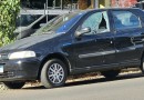 Colisão entre carro e moto deixa motociclista ferido