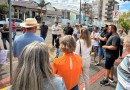 Produtores fazem mobilização em frente à Copel em Beltrão