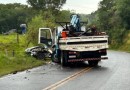 Homem morre em colisão entre caminhonete e caminhão na PR-562