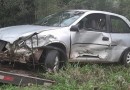 Saída de pista seguida de capotamento é registrada na PR-180 entre Marmeleiro e Francisco Beltrão