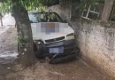 Mulher fica ferida em colisão entre dois automóveis