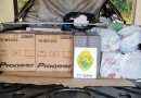 Polícia Militar e Receita Federal apreendem carga de produtos contrabandeados