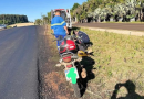 Jovem fica ferido em colisão entre moto e carro na PR-562