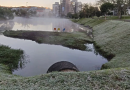 Geada transforma paisagem no município e pontos da cidade registram -1°C